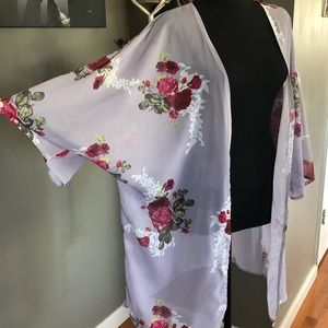 Flowy, Floral Kimono